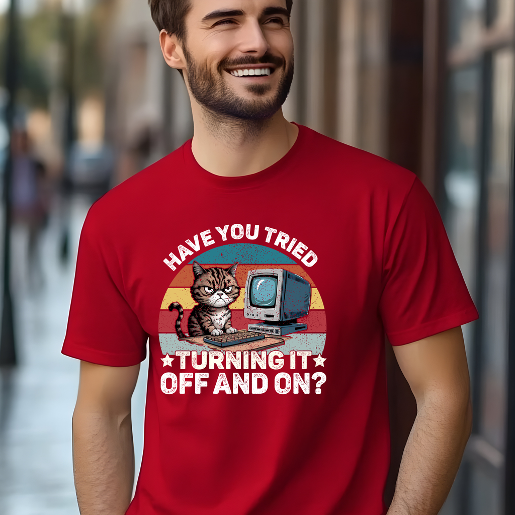 Retro Gamer Cat T-Shirt