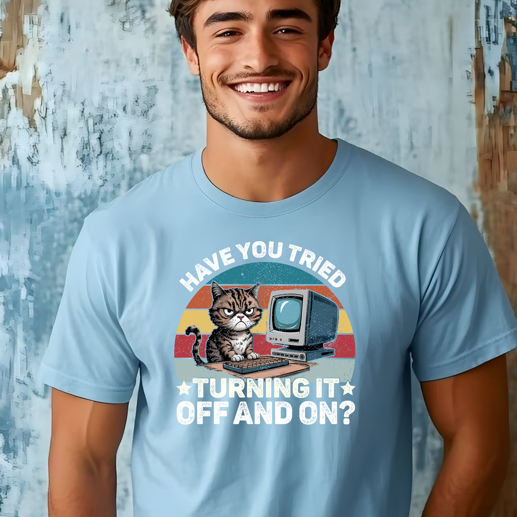 Retro Gamer Cat T-Shirt