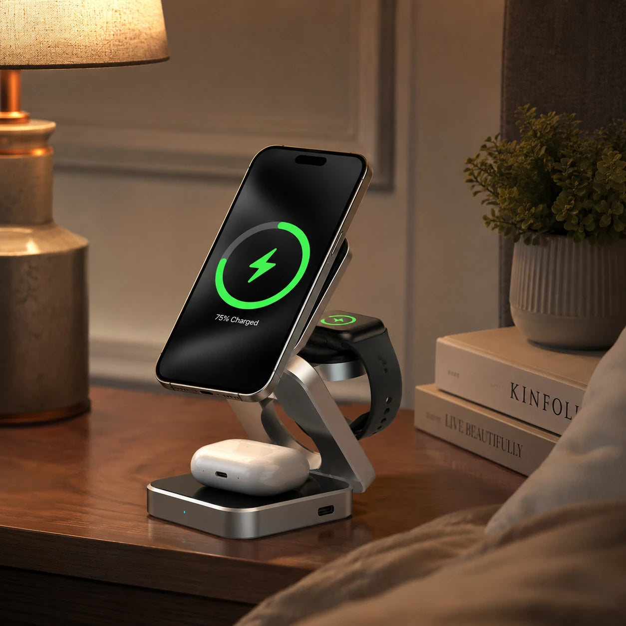 3-in-1 Foldable Wireless Charging Station